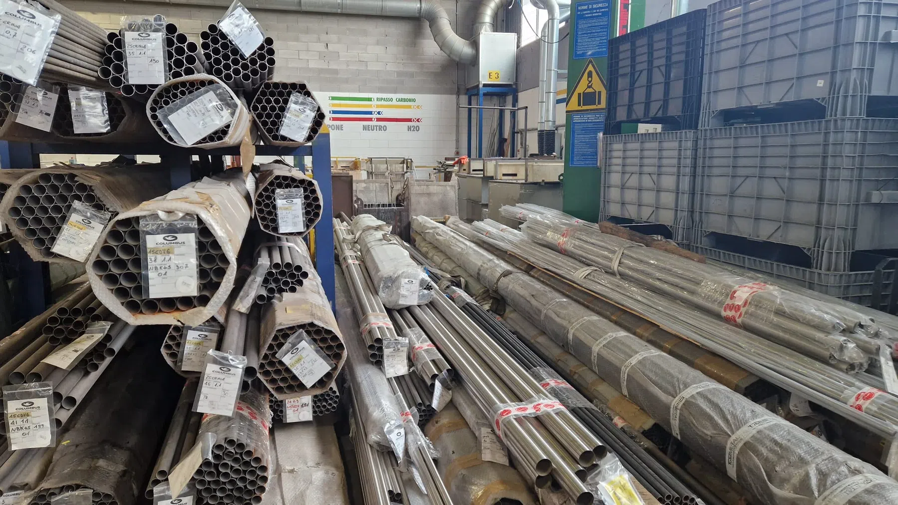 Columbus fabriek Milaan